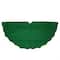 38" Christmas Traditions Green Scalloped Edge Tree Skirt